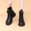 Botas Martin para Mujer Estilo Británico 2026 Otoño/Invierno Nueva Moda Versátiles de Suela Plana Botas con Felpa Suela Suave Botas Individuales Adelgazantes Botas Cortas