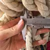 Fabricante 4-20mm corda de algodão de três fios crua corda torcida corda de tecelagem feita à mão corda para alça corda de fio de algodão atacado