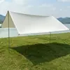 Toldo de Sol para Acampamento ao Ar Livre, Toldo Revestido de Preto, Toldo Externo com Revestimento Espessado de Protetor Solar, Toldo Grande à Prova de Chuva para Acampamento