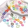 Acrílico DIY Corrente Aberta Colorida Fivela Multi-Especificação Fivela Pulseira Colar DIY Feito à Mão Acessórios de Joia Bolsa