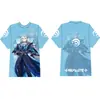 2024 Nuevo Fabricantes Transfronterizo Camiseta 3D Casual para Hombre Manga Corta Camiseta Estampada 3D Original God