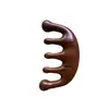 Pente de Massagem de Cinco Dedos Pente de Sete Dedos Pente de Cabelo Portátil Massagem de Meridianos do Couro Cabeludo Pente Especial com Cabeça Redonda Dentes Largos para Aliviar a Fadiga
