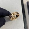 V Oro Versión Alta Serie Amor Tornillo Chapado 18K Anillo Hombres y Mujeres Pareja Anillo Oro Rosa Nicho Sentido de Gama Alta