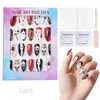 24 Peças de Unhas Postiças Usáveis para Adultos Produtos Acabados Transfronteiriços Patches de Manicure de Alta Qualidade Manicure Amêndoa Removível Atacado