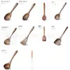 Amazon Mais Vendido Conjunto de Espátula e Colher para Cozinha com Cabo Longo de Madeira de Acácia Conjunto de Sete Peças Espátula para Panela de Madeira Maciça Conjunto de Oito Peças Colher de Sopa Atacado