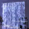 Luzes Decorativas LED Novas Transfronteiriças Coração Girly Fio de Cobre Cortina Luzes Decoração de Quarto Decoração de Feriado Cores Céu Estrelado