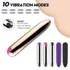 Vibrador de Bala Femenino Dispositivo de Masturbación Ricochet Enchufe Anal Vibrador Fuerte Masajeador Juguetes Sexuales para Adultos Venta al por Mayor