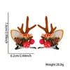 Novos Acessórios de Natal para Pets Grampo de Cabelo de Alce Cartoon Decoração de Festa de Natal para Cães e Gatos Pequeno Presépio Clip