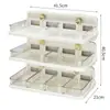 Estante de Preparación de Alimentos con Ventosa de Cocina Estante de Almacenamiento Multicapa sin Perforaciones con Artefacto para Verduras Estante de Almacenamiento de Montaje en Pared Listo para la Venta