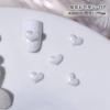 Celebridade da Internet Estilo Ins Manicure Cor Ji Sereia Laço Amor Joia Outono e Inverno Versátil Unha Joia de Resina