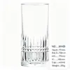 Copo de Whisky de Fundo Grosso Vidro de Alta Qualidade Cristal Doméstico Comercial Luxo Leve Flor Gravada Copo de Cerveja Copo de Vidro para Bebidas Alcoólicas