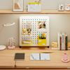 Almacenamiento de Accesorios de Tablero Perforado Vertical de Escritorio Organizador de Escritorio de Estudio para Estudiantes Escritorio de Dormitorio Arreglo Multifuncional Personalizado