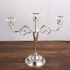 Candelabros Estilo Europeu de Cinco e Três Braços, Luxuoso Restaurante Ocidental Jantar Romântico à Luz de Velas, Decoração de Hotel, Adereços de Casamento, Suportes para Velas