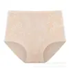 Roupa Íntima Feminina de Modal, Renda Sem Costura de Cintura Média, Forro 100% Algodão Macio, Série de Cores Morandi, Sensação Sexy e de Alto Padrão