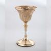 Vaso de flores de ferro dourado mais vendido no exterior, arranjo de flores de metal em estilo europeu, simulação de flores, decoração de casamento, ornamentos de vaso