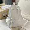 Bolso a Cuadros de Doble Hombro para Estudiantes Femeninas Estilo Coreano Estilo Ins Lindo Gran Capacidad Mochila Escolar Ligera Mochila para Regreso a Clases Corazón de Niña