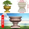 Molde para Maceta de Cemento Estilo Europeo, Plástico Engrosado DIY Maceta Redonda Grande y Pequeña Molde Plantilla de Construcción Modelo Romano