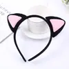 Diadema de orejas de peluche de dibujos animados linda linda linda coreana tocado pasador joyería para mujer multicolor al por mayor