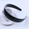 Diadema de Tela Negra DIY Materiales para Accesorios para el Cabello Diadema de Tela Negra Envuelta al Revés Envoltura de Tela Anudada Accesorios Semiterminados