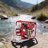 Bomba de Motor Diésel de Alta Presión Jundong de 3 Pulgadas, 12 Caballos de Fuerza, Bomba de Agua para Control de Inundaciones y Prevención de Incendios, Altura de Elevación de 70m, Bomba Autoaspirante