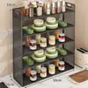 Estante Multicapa para Especias y Tazas de Encimera de Cocina, Organizador de Escritorio, Estante para Snacks de Mesa de Comedor, Portavasos para Sala de Estar