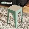 2025 Nuevo Estilo Chino Silenciosa Antideslizante Silla de Comedor Hogar Mesa de Comedor Silla Sala de Estar Alquiler Cocina Especial Ratán de Imitación