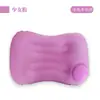 Almohada Inflable de Viaje con Pulsador Respaldo de Oficina Almohada Cuadrada Inflable Portátil Plegable para Guardar Almohada Inflable para Exteriores