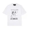 Erd Melancólico Rico Segunda Generación Nuevo Holgado Casual Belleza Tendencia Nicho Marca de Tendencia Estampado Cuello Redondo Manga Corta Colección de Camisetas para Hombres y Mujeres
