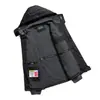 Modelo Nuevo Otoño/Invierno 2026 Chaqueta con Capucha Desmontable Forrada de Polar Resistente al Viento Impermeable Duradera Abrigo para Senderismo al Aire Libre Tallas Grandes