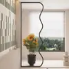 Mampara de Cristal Changhong para Baño, Marco Ultradelgado, Lavabo para Sala de Estar, Pantalla de Moda para Entrada y Pasillo