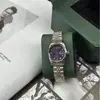 DAISKA Bingmei Roxo Gelo Picado Roxo Relógio Feminino de Nicho Pulseira de Aço Imperatriz Viúva Moda Ocidental Relógio Estilo Fashion