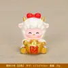 Estatueta de Ovelha Guochao Novo Estilo Presente de Reunião Anual da Empresa Decoração de Mesa de Escritório Presente Lembrança de Ano Novo Ovelha do Zodíaco