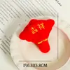 En Stock Año Nuevo Pez Koi Peluche Broche Muñeco Accesorios DIY Colgante para Sombrero Bufanda