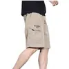 Shorts de Trabalho para Homens 2025 Nova Marca Tendência Loose Esportivo Casual Calças de Cinco Pontos Calças de Comprimento Médio de Verão para Uso ao Ar Livre