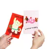 30 Postales Suaves y Lindas de Animalitos, Tarjetas de Felicitación Hechas a Mano de Alta Gama Estilo Ins, Tarjetas Creativas para Decoración de Pared