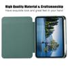 Celebridade da Internet Adequado para iPad mini6 Slot para Caneta de Acrílico Peça Única Capa Plana Pro11 Flip Dormir Capa de Couro Transparente