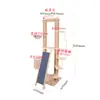Marco de Escalada para Gatos, Árbol para Gatos, Casa Grande de Madera para Gatos con Rascador, Ahorro de Espacio, Estante para Gatos tipo Cápsula Espacial, Personalizable