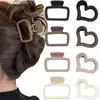 Presilha Simples de Médio Porte Transfronteiriça, Grampo de Cabelo Geométrico de Alta Qualidade, Presilha de Tubarão Feminina para Cabelo, Acessórios de Cabelo para Cabeça