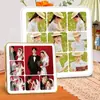Porta-Retratos Personalizáveis com Padrões de Grade de Três, Quatro, Seis e Nove para Exibir Fotos Lavadas a Cristal, Fotos de Casamento e Criações Artísticas com Múltiplas Fotos