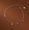 Nalan prata s925 brilhante adorável pulseira de diamante simples nicho ins criativo fresco joia de mão S5542
