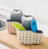 Cesta de Drenaje Cocina Creativa Estante de Almacenamiento para Fregadero Soporte para Esponja Plástico Bolsa Colgante para Grifo Cesta Colgante
