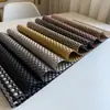 Jogo Americano de PVC Teslin 8X8 Espessado Estilo Ocidental Base para Prato Envio Internacional Jogo Americano de Mesa para Hotel Dourado Luxo Base para Xícara de Chá