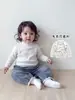 Chamarra acolchada con relleno de algodón para bebés niñas, ropa de invierno, abrigo con capucha ribeteado de encaje para niña pequeña, suéter tejido, pantalones de algodón, conjunto de ropa para niñas