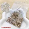 Rhinestones redondos pequeños de fondo plano al por mayor, rhinestones súper brillantes para decoración de uñas, rhinestones redondos, diamantes de agua ultrabrillantes, accesorios de diamantes para decoración de uñas, decoraciones para uñas, adornos de strass