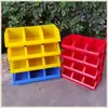 Estante de almacenamiento de material nuevo HDPE engrosado, piezas de ferretería, clasificación de tornillos, plástico combinado, caja de almacenamiento biselada