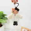 Muñeco de Peluche Colgante de Gatito de Piernas Largas Ropa de Bebé Muñeca Kt Accesorios de Muñeca Hija Falda sin Mangas de Perla de Gatito para Mujer