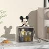 Caixa de Armazenamento Estilo Cream de Luxo Leve Empilhável Transparente Montada na Parede Caixa Organizadora para Cápsulas de Café Caixa de Armazenamento para Lanches de Sala de Chá