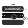Luz lateral estroboscópica de 6 LED fabricantes de luces para coche al por mayor luz de advertencia estroboscópica modificada 12-24V lateral de camión