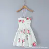 Amazon Atacado de Comércio Exterior Transfronteiriço Roupas Femininas 2025 Verão Novo Top Tubinho Floral Pequeno Emagrecedor Vestido Estilo Férias