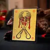 Pegatinas para teléfono móvil, tarjetas de la fortuna, amuletos, artículos de oración, patrones de encanto de comercio electrónico, pegatinas traseras para fundas de teléfono móvil retro de tendencia nacional, productos explosivos de encanto cultural y creativo